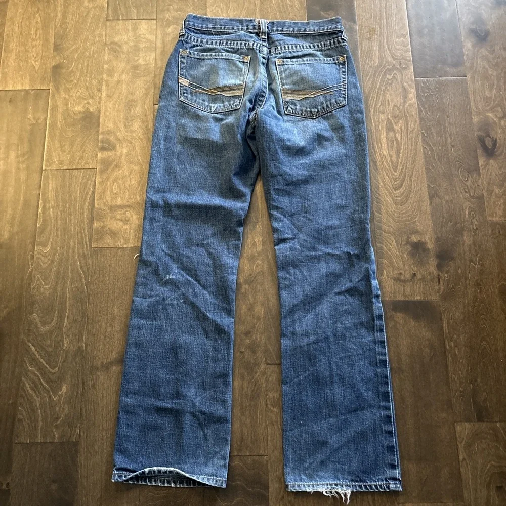 Ariat M5 Straight Fit Men's Jeans Size 31/34 Ripped Knee